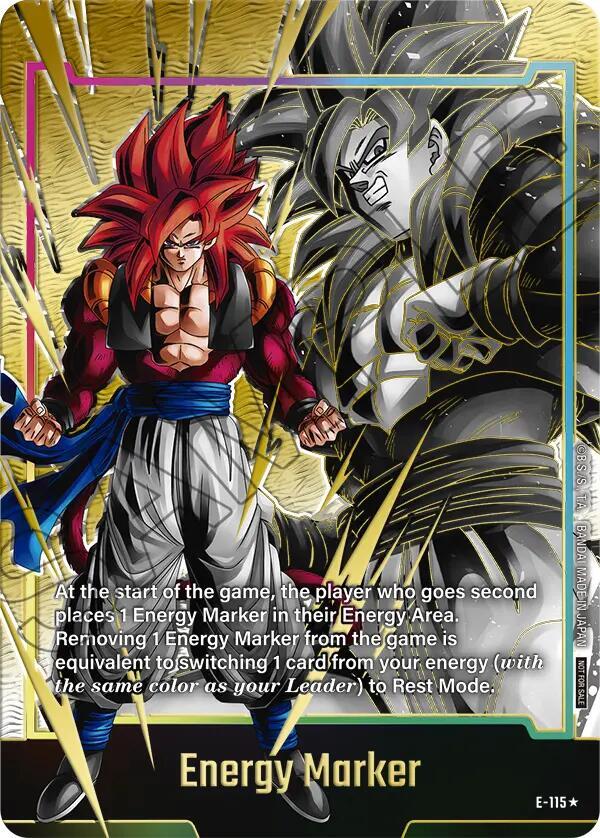 Energy Marker (Gold) E-115 card from Fusion World Energy Markers