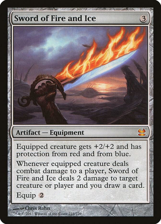 Sword of Fire and Ice 216 card from Modern Masters
