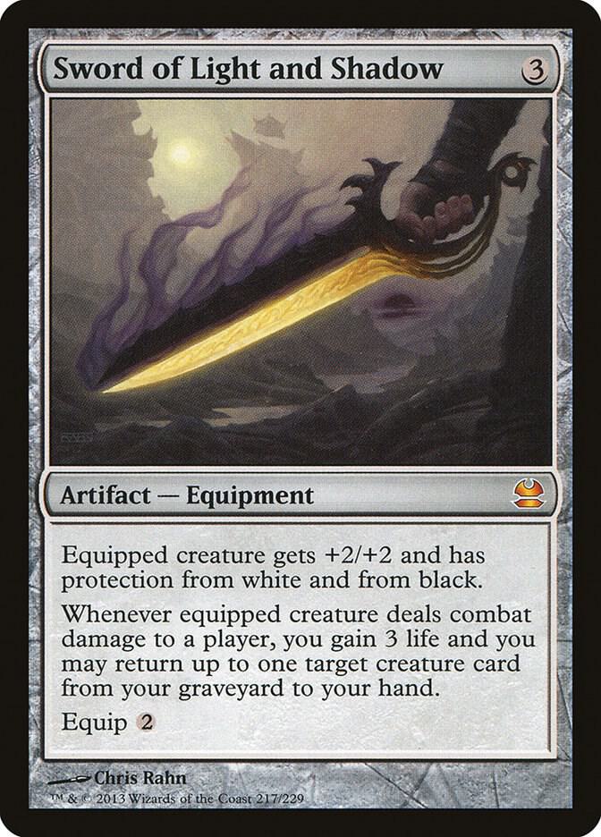 Sword of Light and Shadow 217 card from Modern Masters