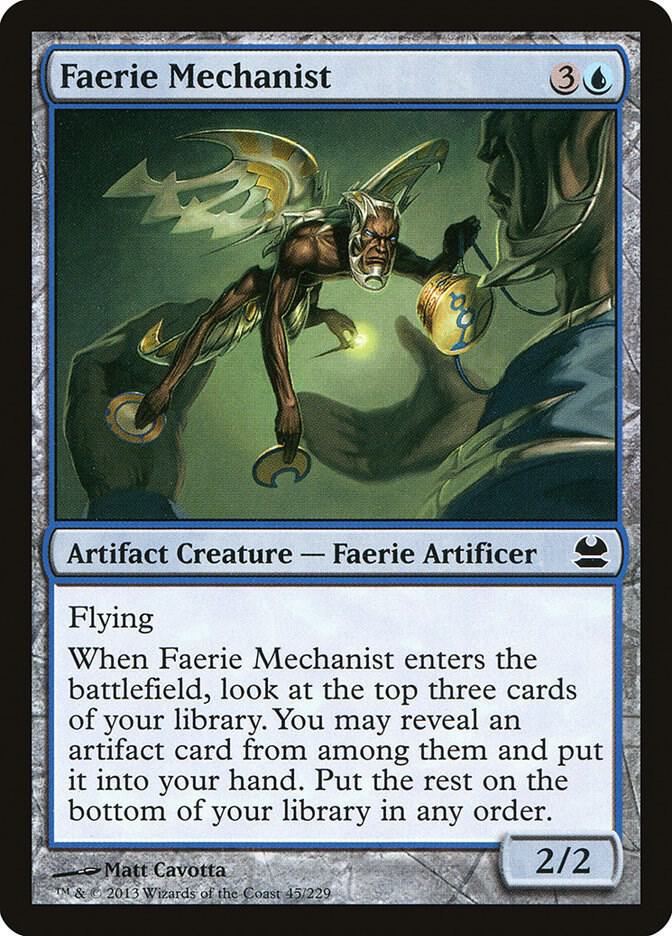 Faerie Mechanist 45 card from Modern Masters