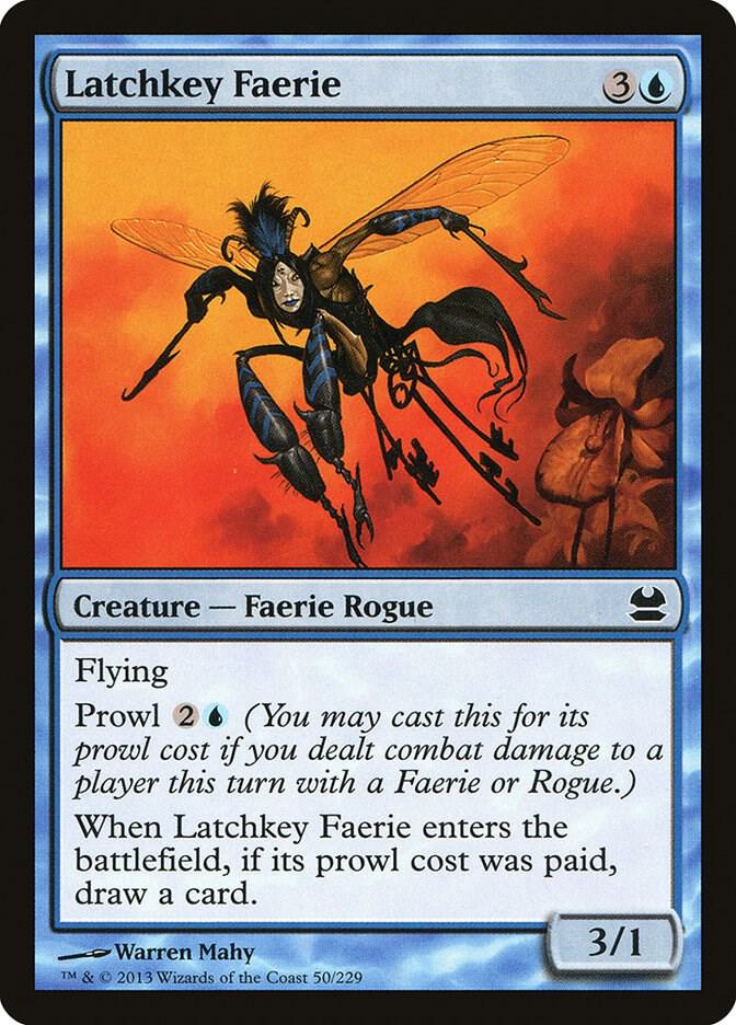 Latchkey Faerie 50 card from Modern Masters