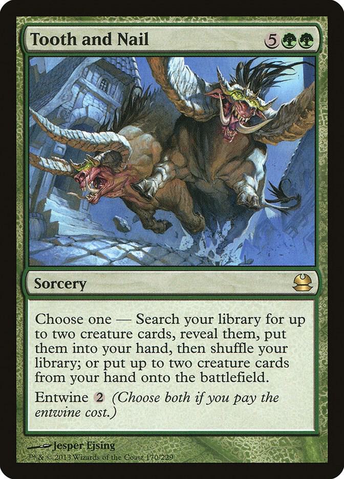 Tooth and Nail 170 card from Modern Masters