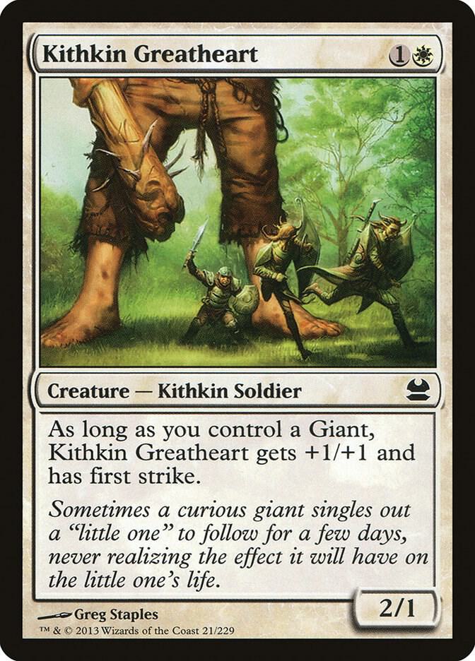 Kithkin Greatheart 21 card from Modern Masters