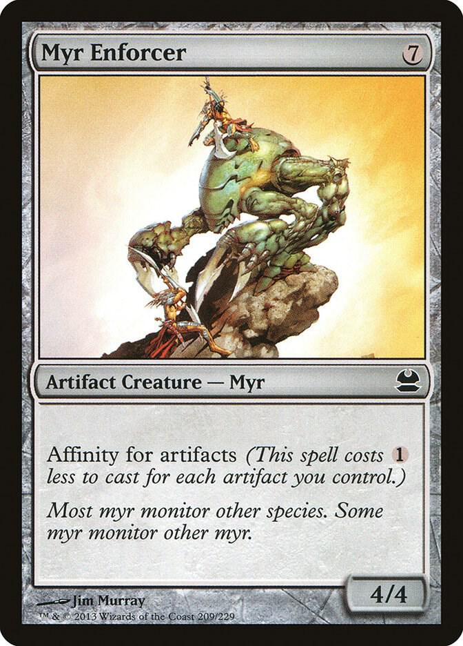 Myr Enforcer 209 card from Modern Masters
