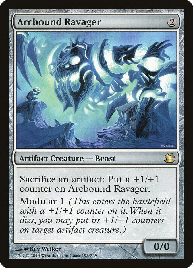 Arcbound Ravager 198 card from Modern Masters