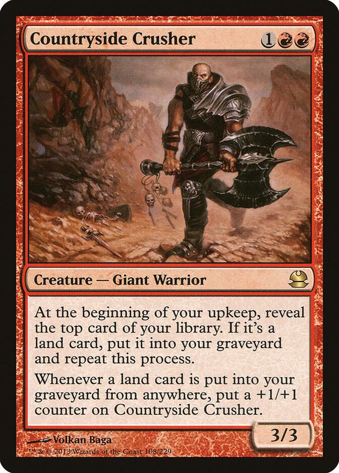 Countryside Crusher 108 card from Modern Masters