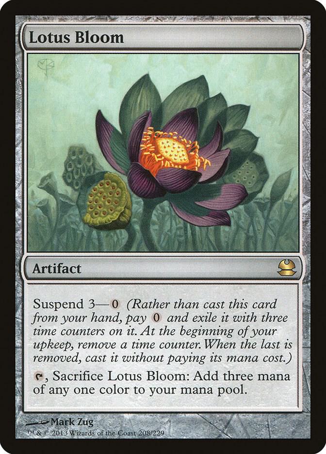 Lotus Bloom 208 card from Modern Masters