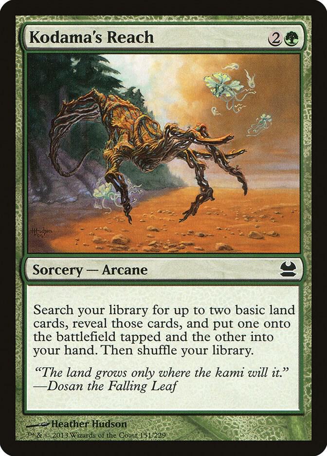 Kodama's Reach 151 card from Modern Masters