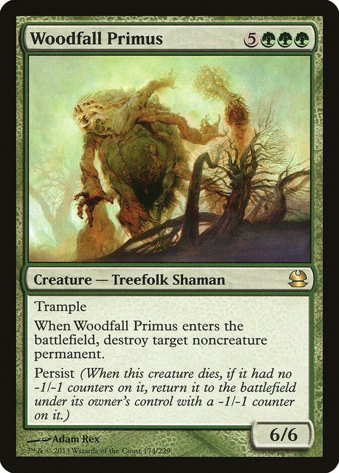 Woodfall Primus 174 card from Modern Masters