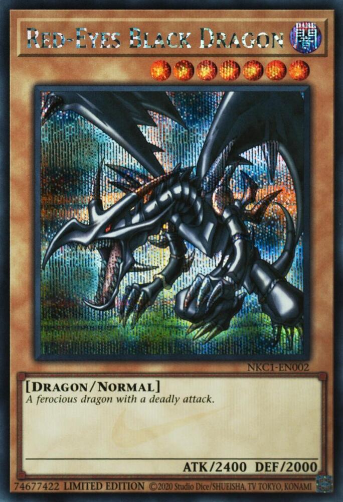 Red-Eyes Black Dragon NKC1-EN002 card from Miscellaneous Promotional Cards