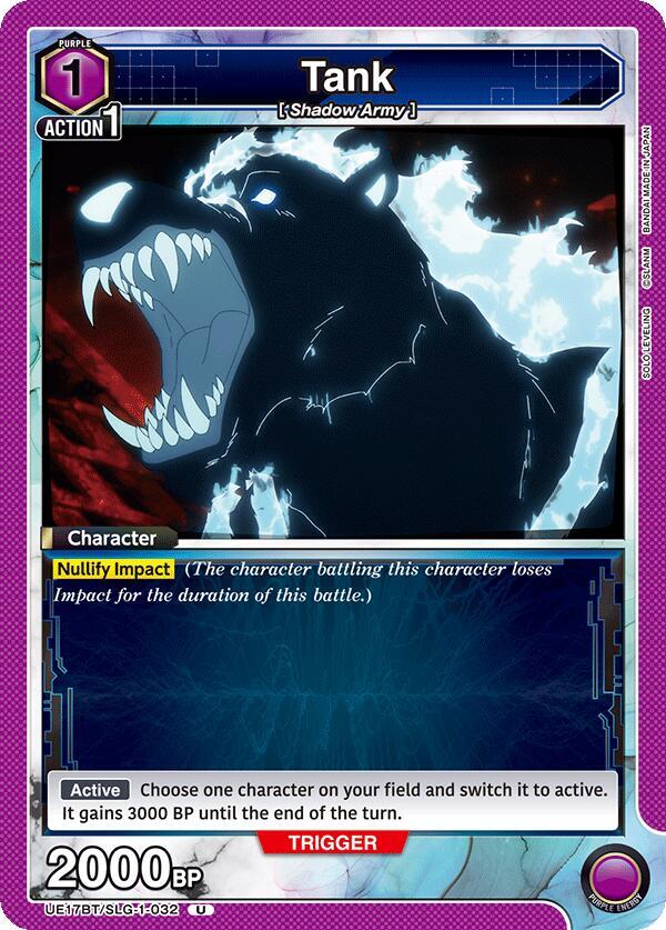 Tank UE17BT/SLG-1-032 card from UE17BT: SOLO LEVELING