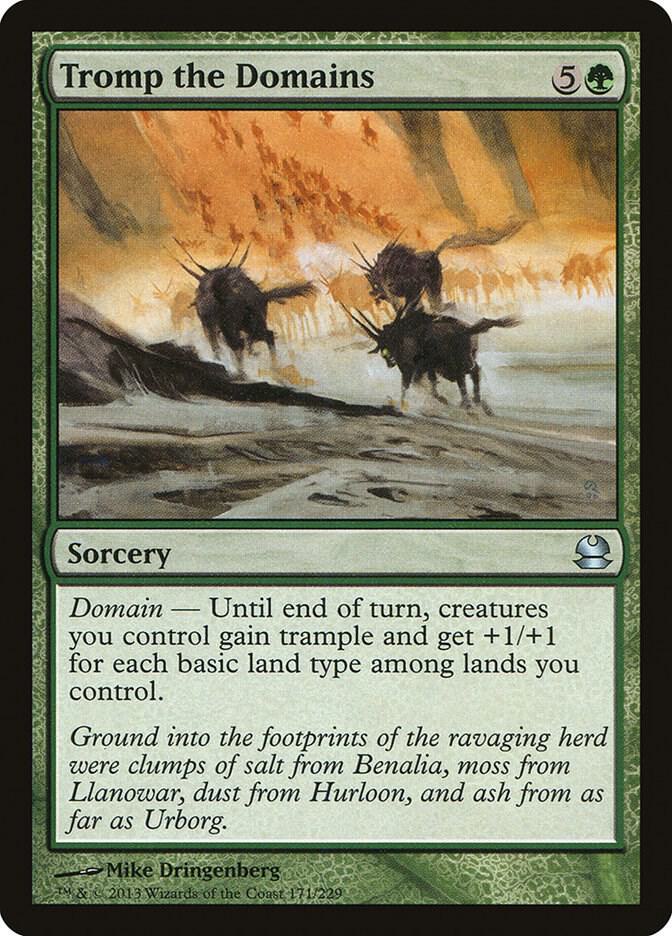 Tromp the Domains 171 card from Modern Masters
