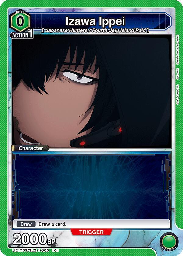 Izawa Ippei UE17BT/SLG-1-066 card from UE17BT: SOLO LEVELING