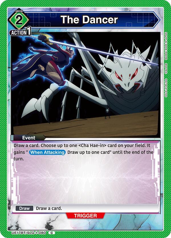The Dancer UE17BT/SLG-1-080 card from UE17BT: SOLO LEVELING
