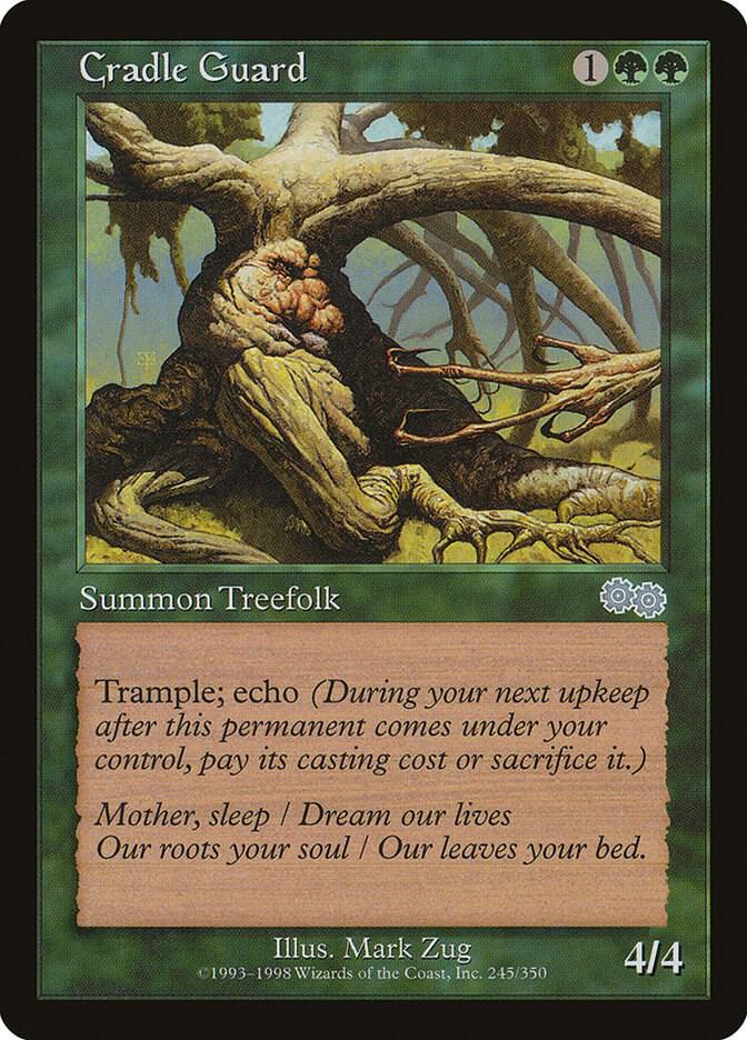 Cradle Guard 245 card from Urza's Saga