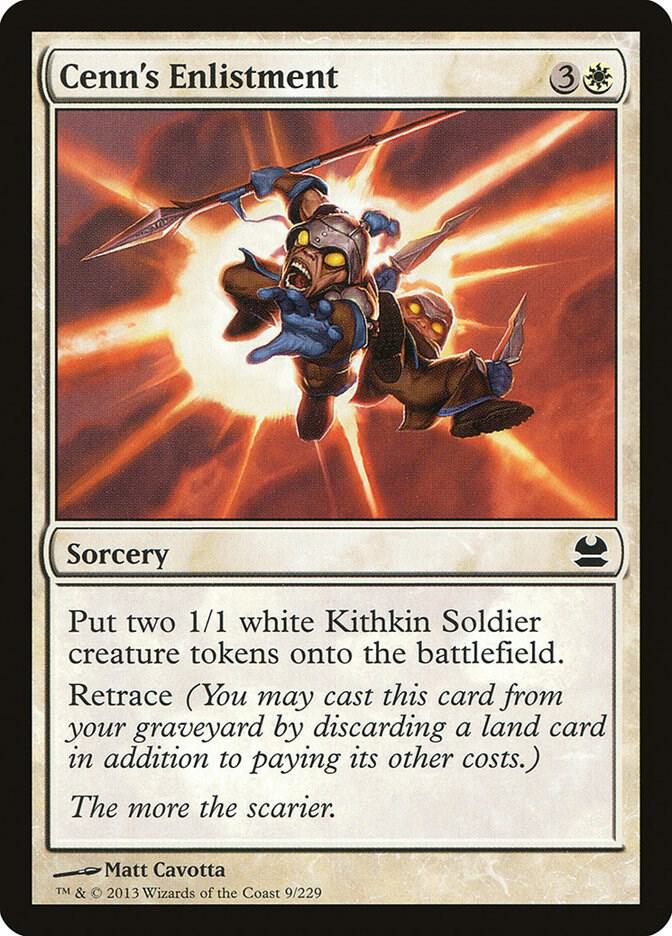 Cenn's Enlistment 9 card from Modern Masters
