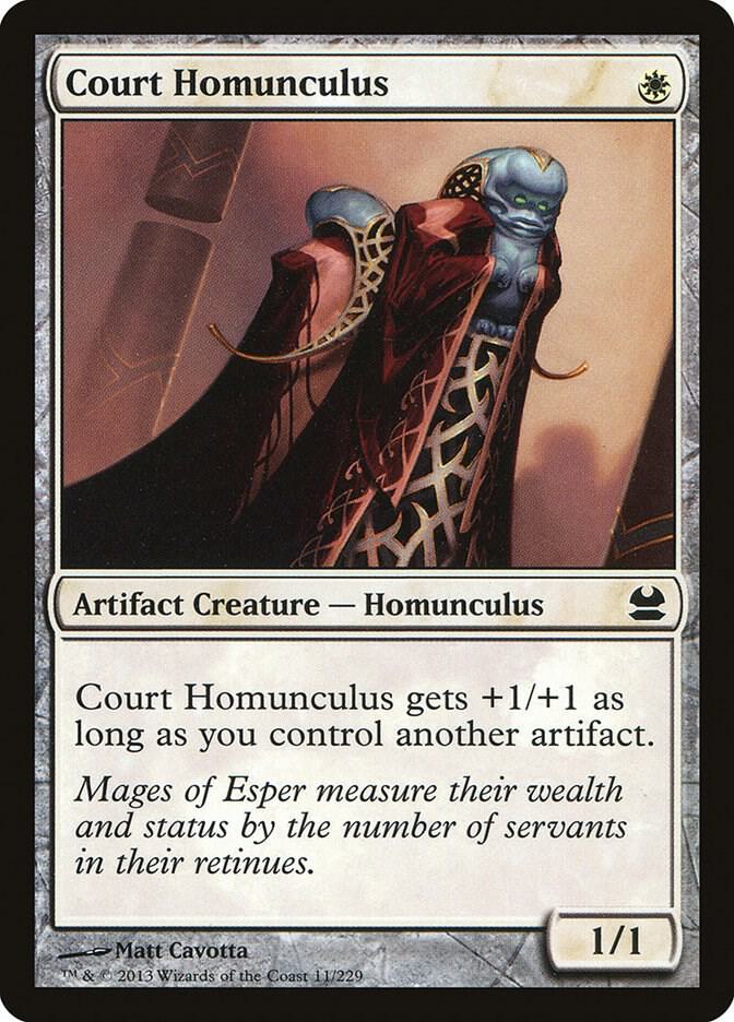Court Homunculus 11 card from Modern Masters