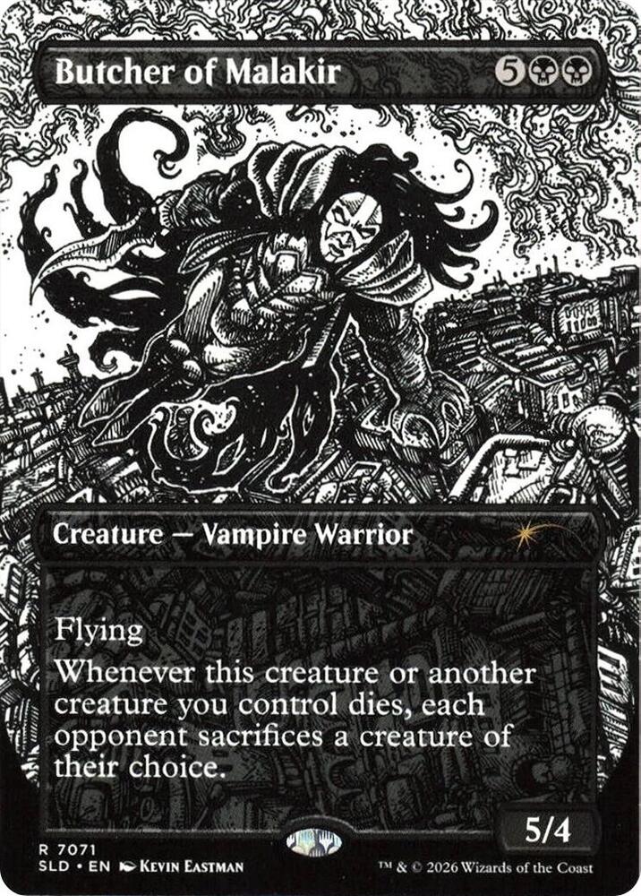 Butcher of Malakir 7071 card from Secret Lair Drop Series