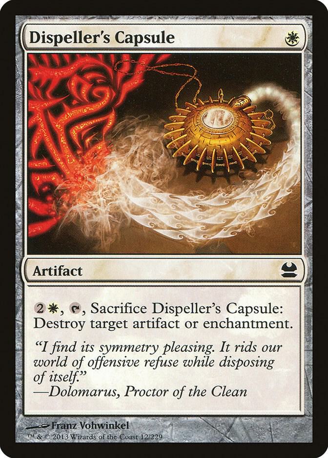 Dispeller's Capsule 12 card from Modern Masters