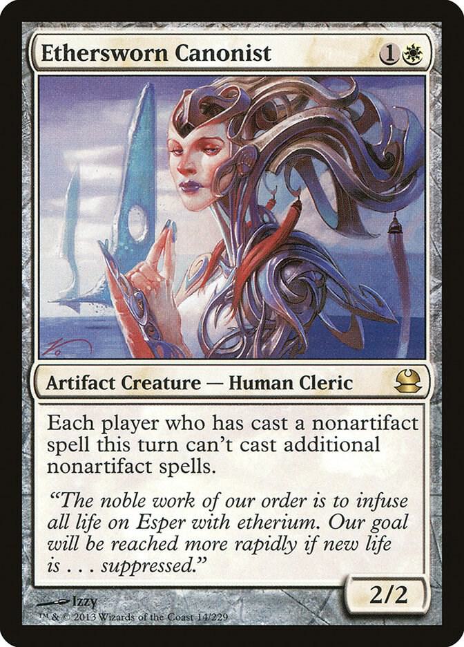 Ethersworn Canonist 14 card from Modern Masters