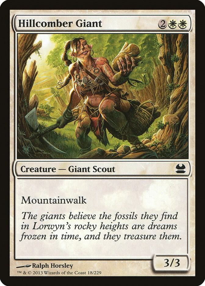 Hillcomber Giant 18 card from Modern Masters