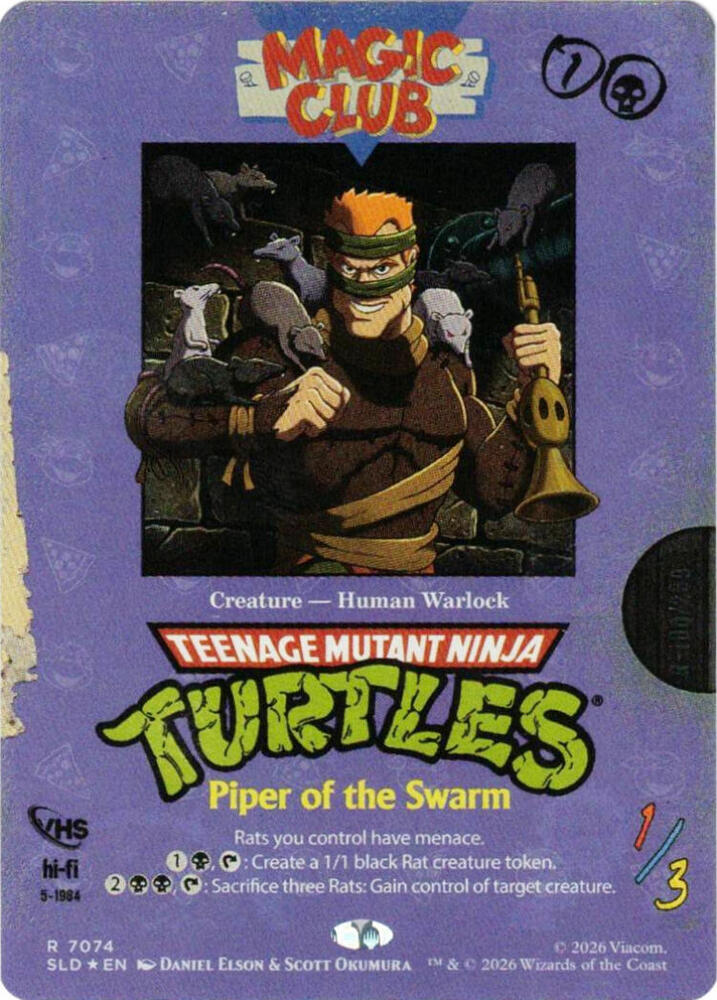 Piper of the Swarm 7074 card from Secret Lair Drop Series
