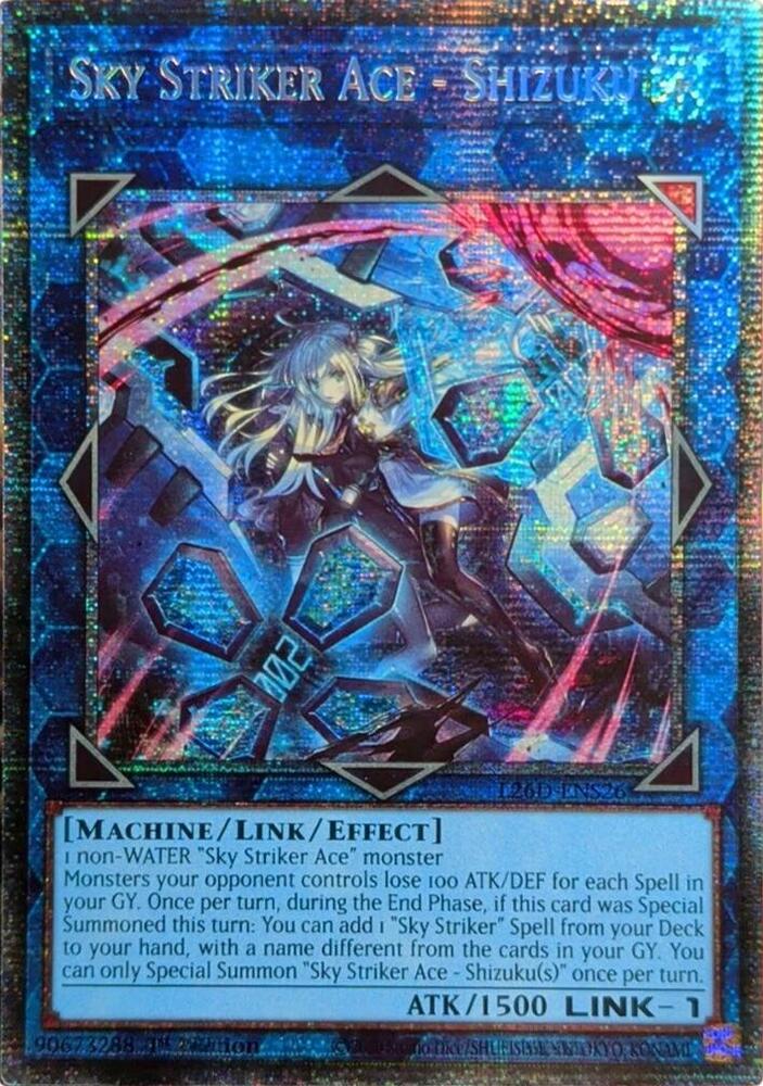 Sky Striker Ace - Shizuku (Alternate Art) (Starlight Rare) L26D-ENS26 card from Legendary Modern Decks 2026
