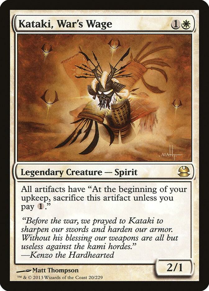 Kataki, War's Wage 20 card from Modern Masters