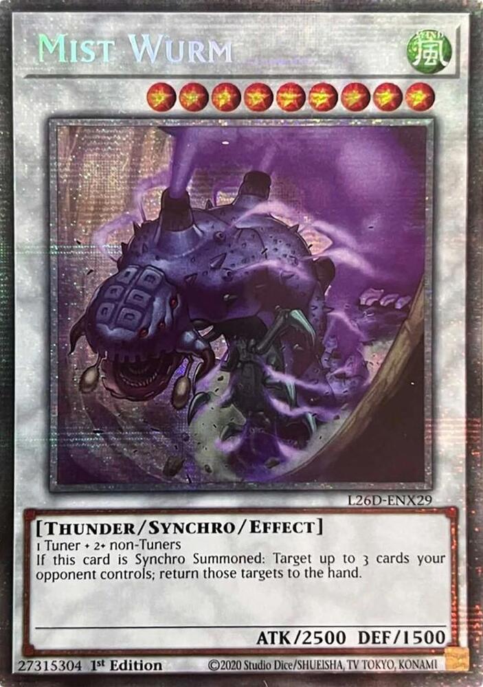 Mist Wurm (Starlight Rare) L26D-ENX29 card from Legendary Modern Decks 2026
