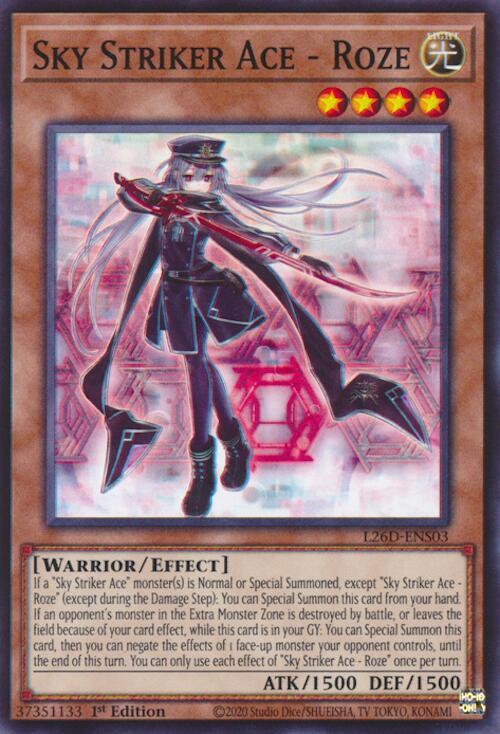 Sky Striker Ace - Roze L26D-ENS03 card from Legendary Modern Decks 2026