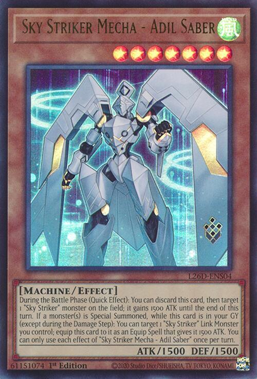 Sky Striker Mecha - Adil Saber L26D-ENS04 card from Legendary Modern Decks 2026