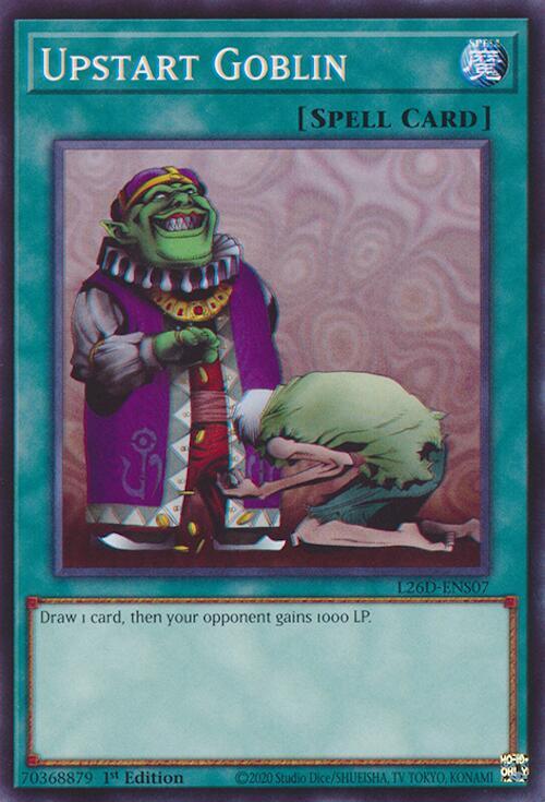 Upstart Goblin L26D-ENS07 card from Legendary Modern Decks 2026