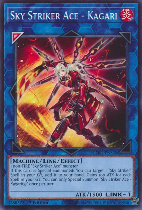 Sky Striker Ace - Kagari L26D-ENS25 card from Legendary Modern Decks 2026