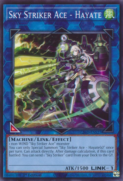 Sky Striker Ace - Hayate L26D-ENS27 card from Legendary Modern Decks 2026