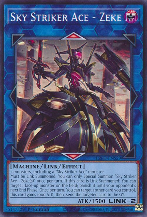 Sky Striker Ace - Zeke L26D-ENS29 card from Legendary Modern Decks 2026