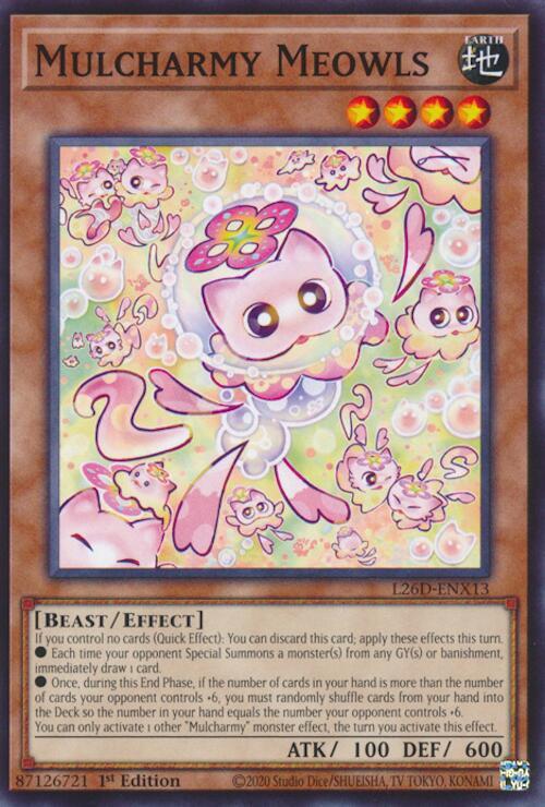 Mulcharmy Meowls L26D-ENX13 card from Legendary Modern Decks 2026