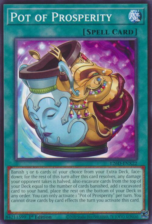 Pot of Prosperity L26D-ENX22 card from Legendary Modern Decks 2026