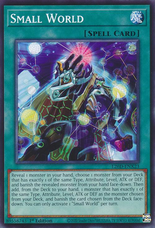 Small World L26D-ENX23 card from Legendary Modern Decks 2026