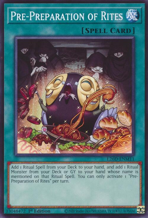 Pre-Preparation of Rites L26D-ENM11 card from Legendary Modern Decks 2026