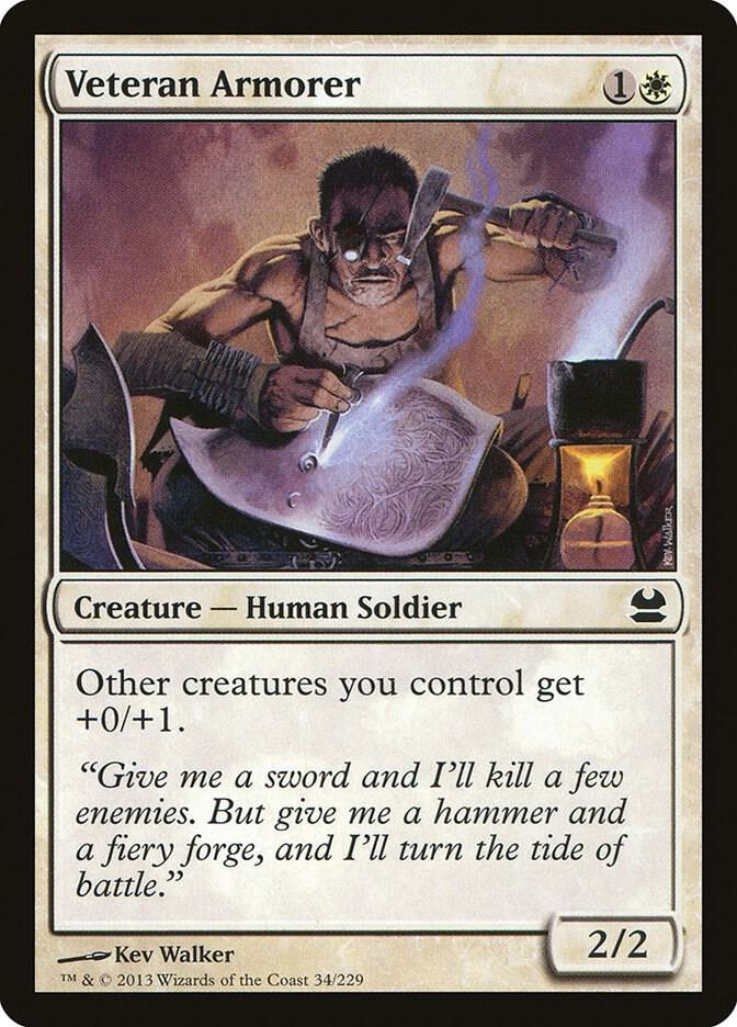 Veteran Armorer 34 card from Modern Masters