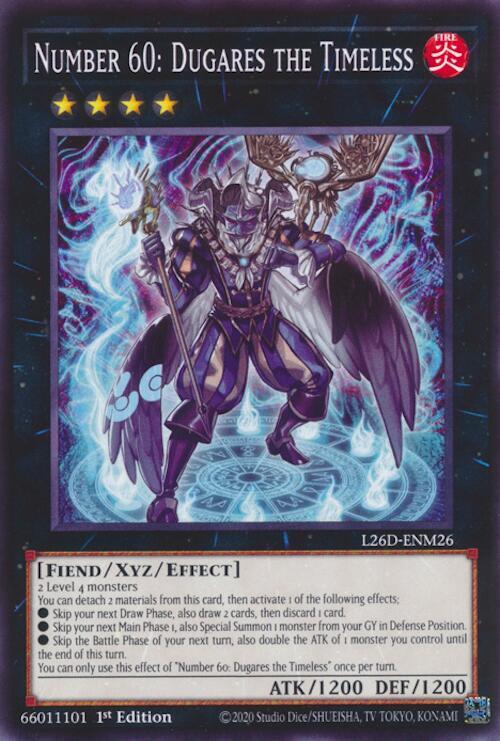 Number 60: Dugares the Timeless L26D-ENM26 card from Legendary Modern Decks 2026