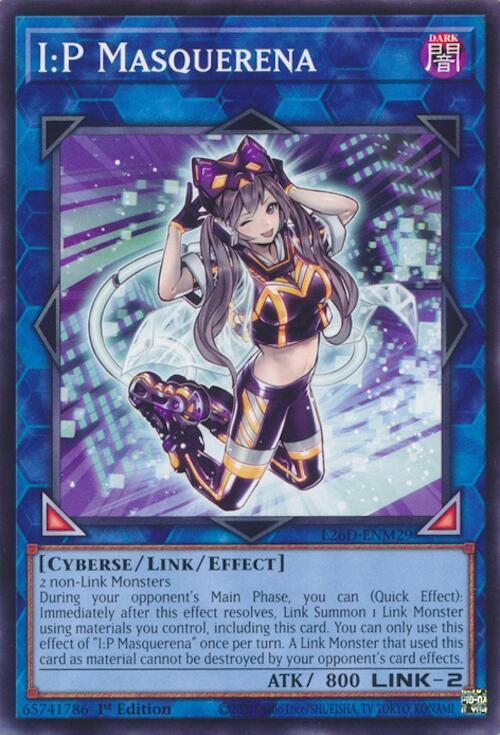 I:P Masquerena L26D-ENM29 card from Legendary Modern Decks 2026