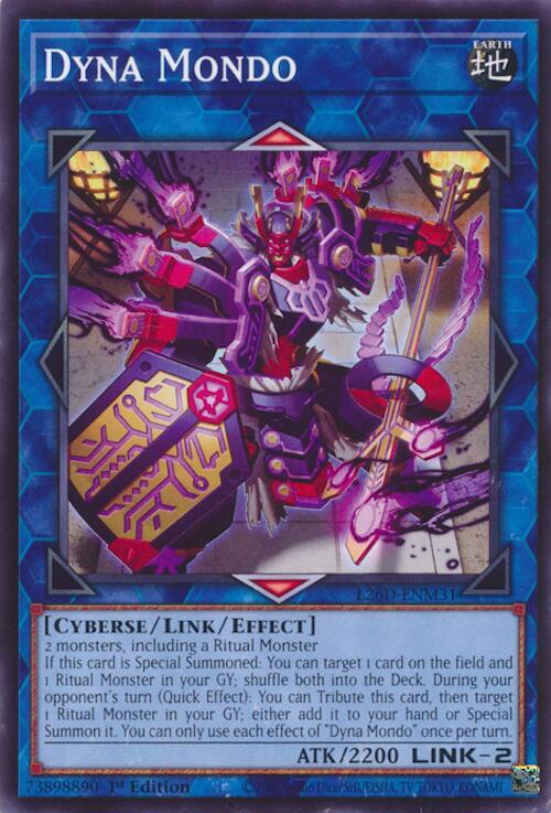 Dyna Mondo L26D-ENM31 card from Legendary Modern Decks 2026