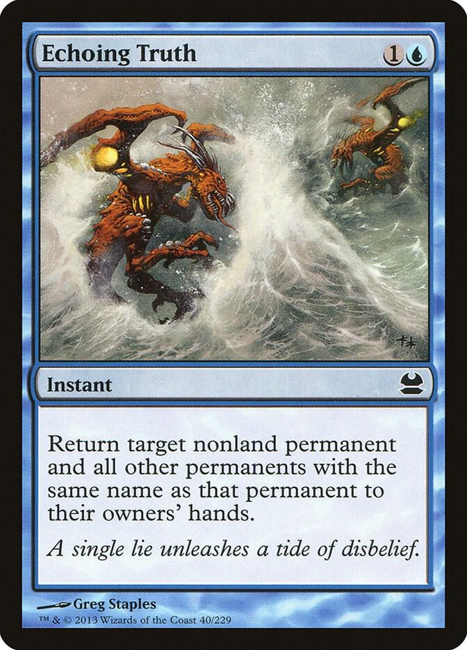 Echoing Truth 40 card from Modern Masters