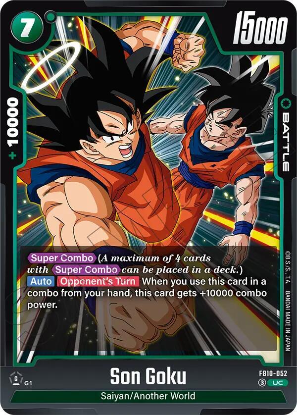 Son Goku FB10-052 card from Cross Force