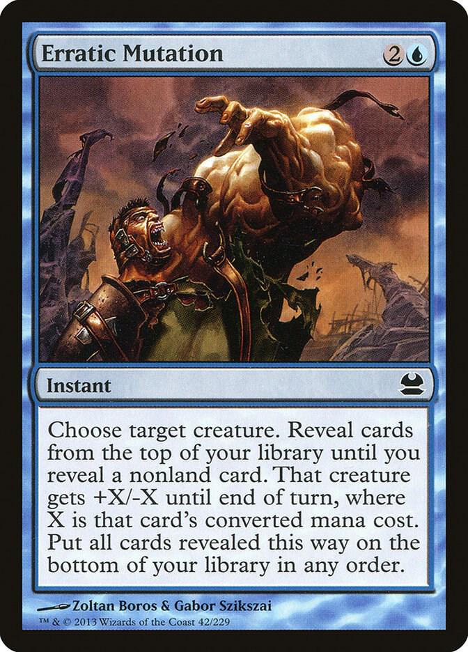 Erratic Mutation 42 card from Modern Masters