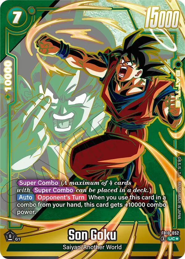 Son Goku (Alternate Art) FB10-052 card from Cross Force