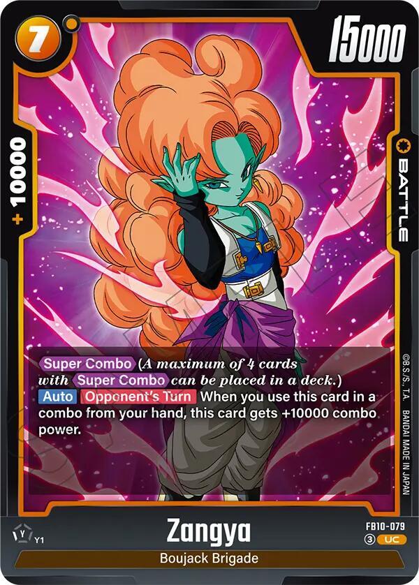 Zangya FB10-079 card from Cross Force