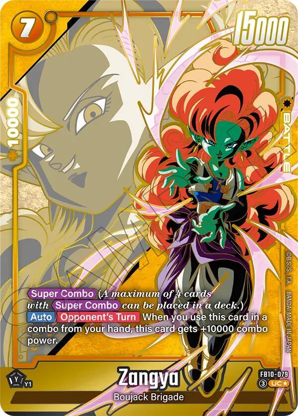Zangya (Alternate Art) FB10-079 card from Cross Force