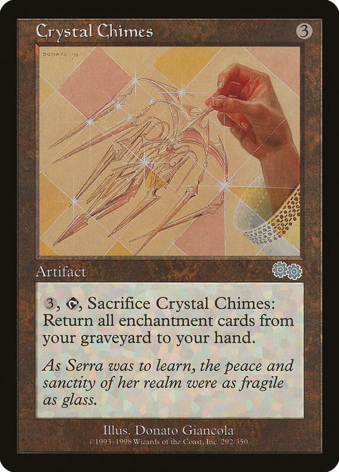 Crystal Chimes 292 card from Urza's Saga